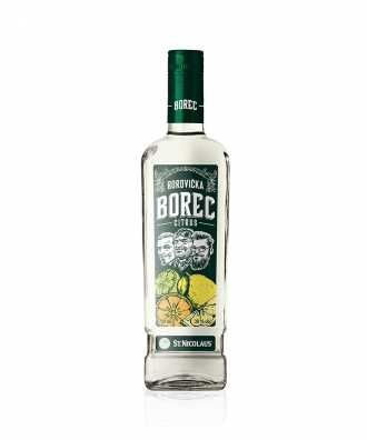 Borovička Borec Citrus 38% 0,7L /12ks