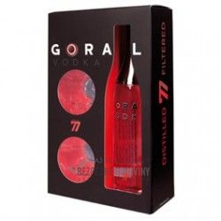 Goral Vodka Master 40% 0,7L+2pohre